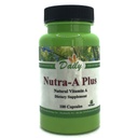 Fabrication quotidienne Nutra-A PlusTM (Vitamine A-Palmitate & Beta-Carotène) 100 capsules végétariennes
