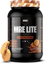 REDCON1 MRE Lite poudre de protéines d'aliments entiers, beurre d'arachide - faible teneur en glucides et farine de substitut sans repas avec mélanges de protéines animales - supplément facile à digérer fait avec des huiles MCT (30 portions)