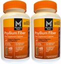 Member's Mark Fiber Capsules 2Pack (400 Count) Psyllium Husk is The #1 Doctor-Recommended Fiber Supplement.