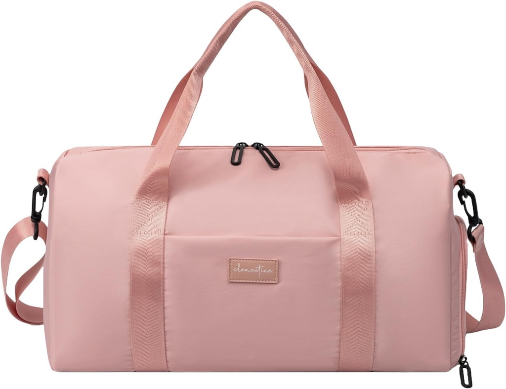 Sac de gym pour les femmes avec compartiment de chaussures et poche humide