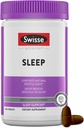 Swisse Sleep Valerian Root Capsules | Valerian Root Extract + Magnesium + Licorice + Hops | Melatonin Free Herbal Sleep Supplement | Helps Relieve Nervous Tension | 120 Tablets
