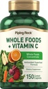Piping Rock Aliments entiers Vitamine C. 150 Caplets.