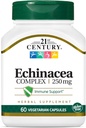 21ème siècle Echinacea Extrait Capsules de Veg, 60 Compte