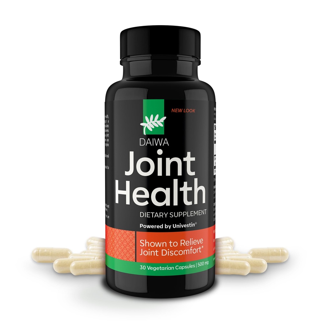 Daiwa Joint Health - Suppléments Tendon et Ligament avec Skullcap chinois et Acacia Catechu - Formule végétale traditionnelle pour les modes de vie actifs - Non-OGM, 30 Capsules végétariennes