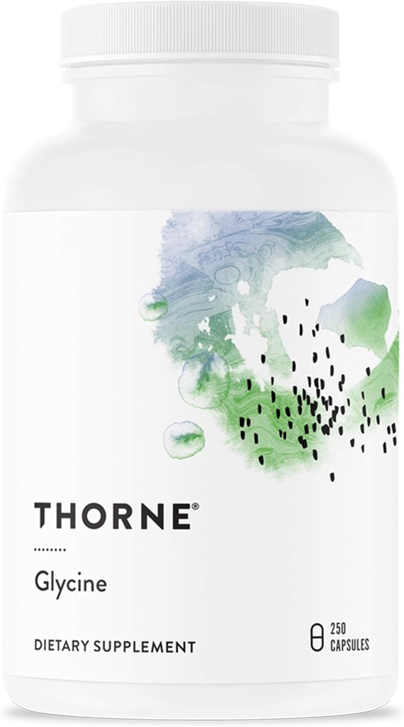 THORNE - Glycine - Support acide amino pour la relaxation, la désintoxication et la fonction musculaire* - 250 capsules