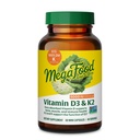 Megafood Vitamine D3 5000 UI (125 mcg) - Suppléments végétariens avec vitamine D3 K2 - Soutient les os, les dents, les muscles et la santé immunitaire - Non-OGM certifié - 60 Mini Capsules, 60 portions