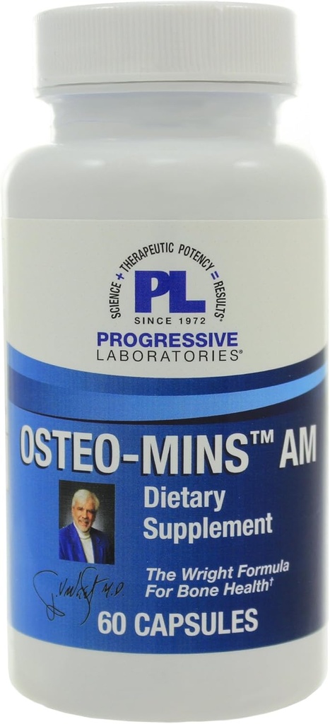 Progressive Labs - Osteo-Mins AM 60 Capsules