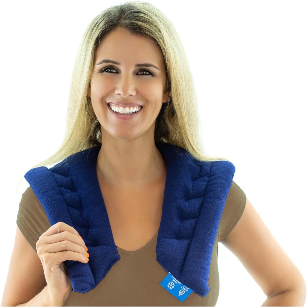 Bed Buddy Microwave Heating Pad - Body Wrap Heater Pad with Flexible Soft Fabric - Pour la thérapie chaude ou froide, idéal pour les crampes, la douleur musculaire, la douleur articulaire de l'arthrite, les maux de tête, les éclairs chauds