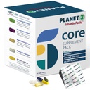 Packs vitaminiques quotidiens pour les hommes et les femmes – Soutien immunitaire avec la baie d'eau, vitamine C, zinc et D3 – Multivitamine avec Oméga-3 pour la santé cardiaque, probiotiques, méthyl B12, biotine, lutéine et zéaxanthine – Planète 3