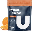 UCAN Hydrate + Aminos, Orange 20 Serving Bag, Keto, Sugar-Free Electrolyte + Muscle Recovery, Essential Electrolytes + EAAs & BCAAs, Non-GMO, Vegan, for Runners, Gym-Goers, Performance Athletes