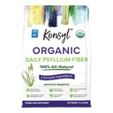 Poudre de musc de Psyllium biologique de Konsyl, 5g de fibre soluble à base de plantes par portion – USDA biologique, non-OGM, sans gluten, sans sucre, végétalien, 12 once (paquet de 1)