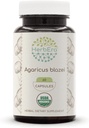 HerbEra Agaricus Blazei USDA Organic 60 Capsules de complément naturel à base de plantes