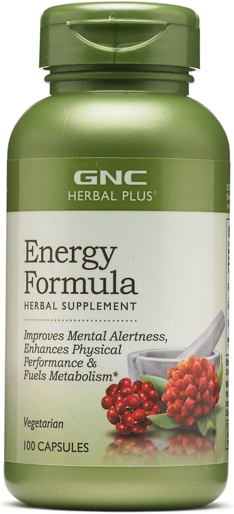 Formule énergétique GNC Herbal Plus (100 capsules)