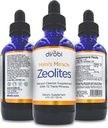 Zéolites miracles de Mimi: Détox métal lourd supplément zéolite gouttes avec 70 minéraux traces pour les adultes et les enfants - soutient la restauration cellulaire, immunitaire et la santé du piège digestif (4 oz bouteille, 60 jours d'approvisionnement)