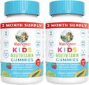 MaryRuth Organics Kids Multivitamin Gummies (en anglais seulement) 2 mois d'approvisionnement sans sucre (en anglais seulement) Enfants et tout-petits 2 ans et plus Vitamines essentielles C, D3, Zinc (en anglais seulement) 60 Comte (en anglais seulement) 2 Pack