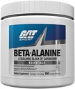 GAT SPORT Beta Alanine poudre non aromatisée, 200 Grams, Endurance, Performance, Scoop inclus, 100 portions