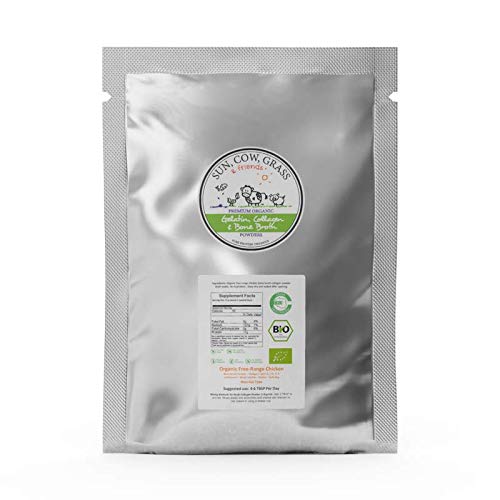 Poudre de collagène à os de saumon sauvage de l'Alaska 2LB Protéines pures Type de non-gel - Sans saveur, sans goût