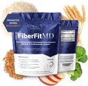 1MD Nutrition FiberFitMD - pour le soutien digestif et cardiovasculaire - Supplément santé pour les femmes et les hommes - Poudre de fibre haute - 30 jours