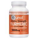 Capsules de Curcumine Turmère Qunol, 1000mg Supplément de force supplémentaire, Technologie brevetée hydro-soluble, Alternative au Curcumine Turmère avec Pepper Noir, 60 Capsules Veggie