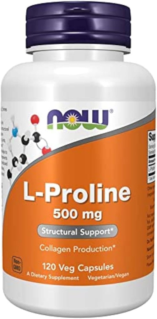 L-Proline 500 mg - 120 gélules par MAINTENANT