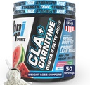 BPI Sports CLA+Carnitine – CLA L Carnitine & Linoleic Acid – L Carnitine Supplement for Weight Loss, Metabolism & Lean Muscle – Caffeine Free – Watermelon Freeze – 50 Servings – 12.34 oz