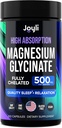 Magnésium Glycinate 500MG - Magnésium pour le sommeil - Supplément Mag chélaté haute absorption - Glicinato De Magnesio 400mg + 100mg - Mag Glycinate pour les femmes, pour les enfants - 200 Capsules Vegan
