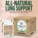 SUNTEN RespireAidTM All-Natural Lung Cleanse & Detox. Contient des propriétés à base de plantes naturelles pour soutenir la fonction pulmonaire et la respiration saine. 100g (20 sachets); 5g par sachet