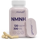 LongLifeNutri NMNH 300mg (dihydronicotinamide mononucléotide) - 120 Capsules Vegan, 2 mois d'alimentation, NMN Alternative, NAD Supplément pour l'énergie et la longévité, Lab testé, Fabriqué aux États-Unis
