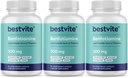 Benfotiamine 300mg (180 gélules végétariennes) (60x3) Pas de stéarate - Pas de dioxyde de silicone - Vegan - Non OGM - Sans gluten