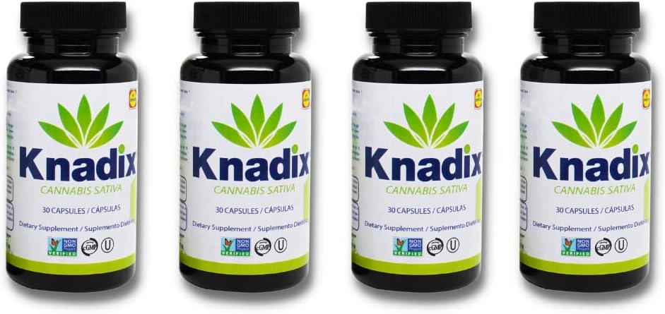 Supplément huile de chanvre - Soutien à la douleur - Soutien des os, des muscles et des articulations - Bien-être général - Soulagement du stress naturel et soutien immunitaire avec Omega 3-6 vitamines et minéraux Pack de 4-120 capsules