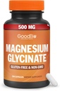 Glycinate de magnésium - Supplément de magnésium à haute absorption 500mg par portion pour soulager le stress, le sommeil, le coeur et la santé des os, soutien nerveux - Non-OGM, sans gluten, doux sur l'estomac, 240 capsules