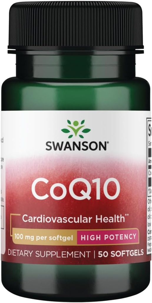 Swanson Coq10 100 100 Milligrammes 50 gels