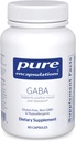 Encapsulations pures GABA - Supplément pour soutenir la relaxation et la modération du stress occasionnel - avec les acides aminés GABA Premium - 60 capsules