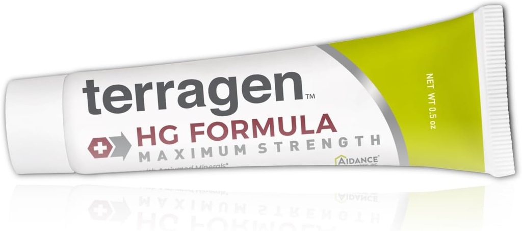 Terragen HG Formula MAX Genital Sores Cream par terrasil, traitement naturel apaisant rapide pour un soutien efficace de l'éclosion pour les hommes et les femmes (14g)
