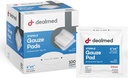 Dealmed 4’’ x 4’’ Sterile Gauze Pads (100 Count) Disposable and Individually Wrapped Medical Gauze Pads, Wound Care Product for First Aid Kit and Medical Facilities (Pack of 1)
