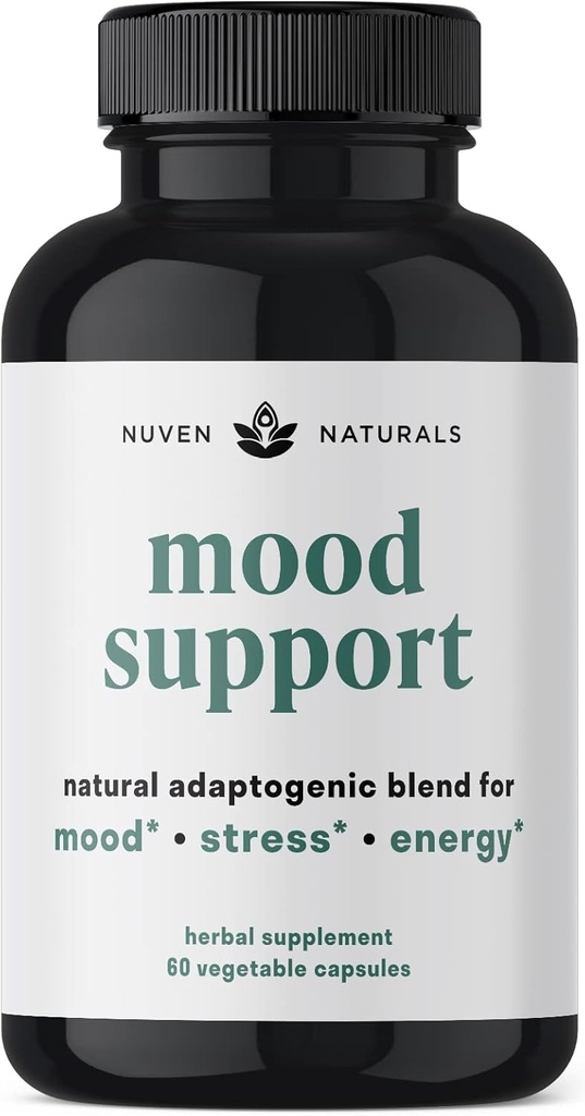 Plant-Based Supplement - Natural Adaptogenic Booster with Ashwagandha and Rhodiola Rosea | Contains 12 Herbs