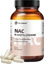 Supplément N-acétyl-L-Cystéine (NAC) 450mg,Antioxydant,Promotes Detox du foie et du kidney,Soutient la santé respiratoire et la fonction immunitaire,90 Capsules