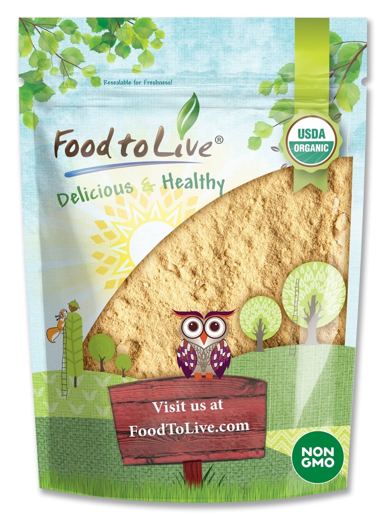 Alimentation pour vivre en poudre de maca biologique, 4 onces gélatinisées, non-OGM, casher, végétalien, en vrac