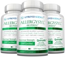 Approved Science Allergysyl - Lower Intensity of Seasonal Allergies, Boost Immunity, Rich in Antioxidants - Vegan Friendly - 180 Capsules - Made in USA