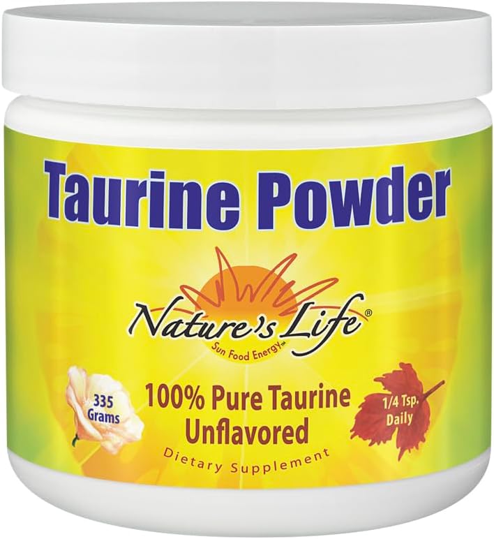 La vie de la nature Poudre de taurine pure, non aromatisée