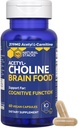 Acétylcholine Cerveau Food - Supplément Acétyl L-Carnitine & Alpha GPC - Supporte la production d'acétylcholine - Supplément Neurotransmetteur pour la fonction cognitive - 60 Capsules