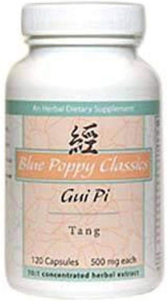 Gui Pi Tang (120 gélules, 500 mg chacune) - Blue Poppy