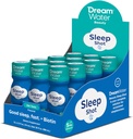 Dream Water Beauty Sleep Aid Drink Supplement; Melatonine 5mg, GABA, 5-HTP, Plus Biotine pour la peau, les cheveux et les ongles sains; 2,5 oz liquides sleep Shots, Zen Tonic 12 Count