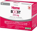 Hemeboost 11,6mg (232mg Heme Fer) I 180 Comprimés à haute puissance Supplément en fer naturel I Haute absorption et douceur sur les pilules de fer de l'estomac I pour adultes et sans danger pour l'utilisation pendant la grossesse (3)