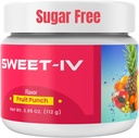 Sweet IV Poudre d'électrolyte – 3.9g Servant un mélange de boissons aromatisées Magnésium, Cuivre – 40 portions Magnésium Poudre pour passionnés de sport, Athlètes – Délicieux et rafraîchissant (Fruit Punch)