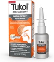 TUKOL Max Action Nasal Spray, Oxymetazoline Nasal Decongestant Spray for Adults, Fast Stuffy Nose & Sinus Congestion Relief, 12-Hour Nose Spray Decongestant, 0.5 fl oz