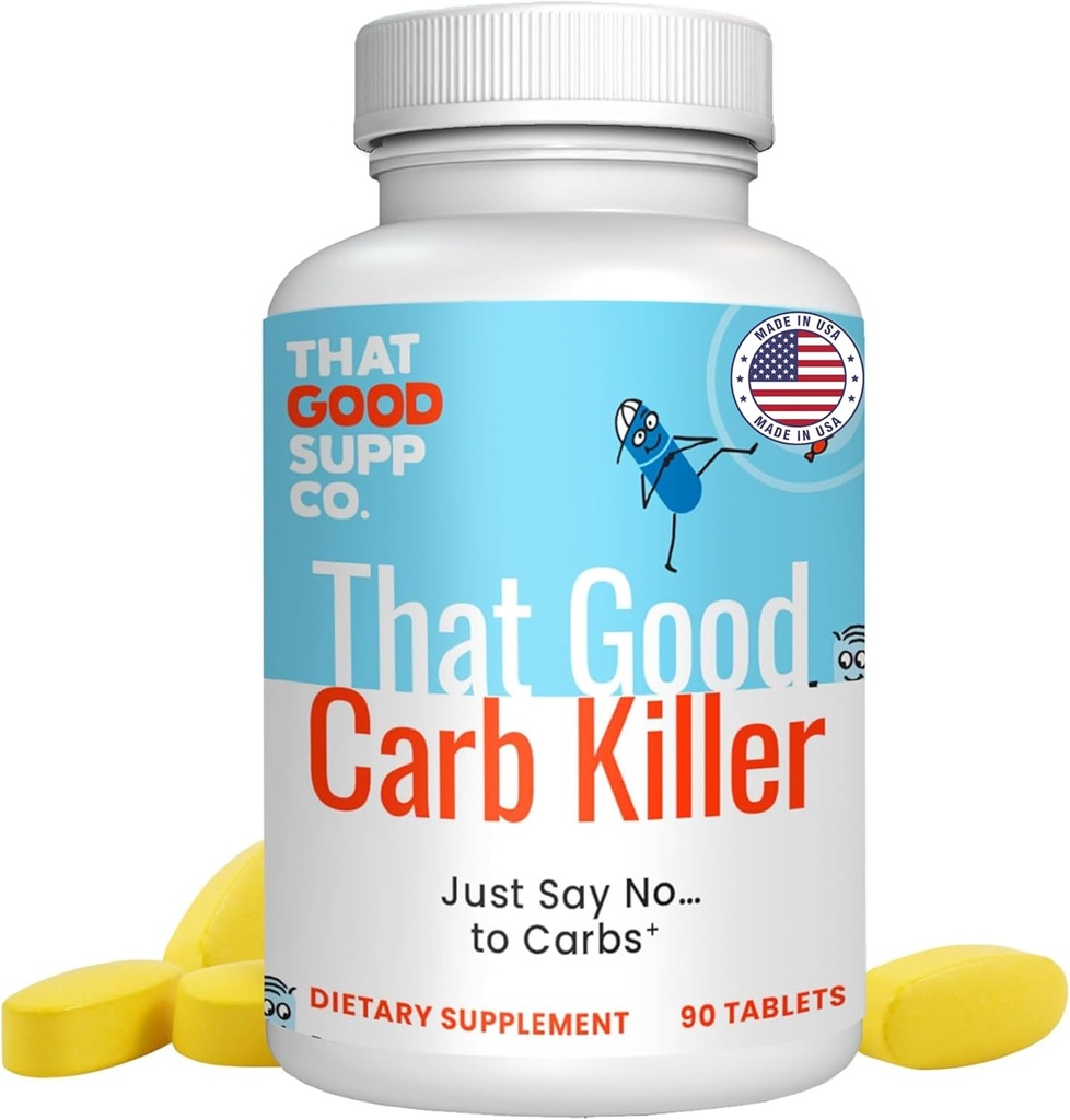 That Good Supp Co That Good Carb Killer - Pilules de bloqueur de glucides pour des objectifs d'entretien du poids - Appetite Blocker, tue le sucre et la carb Craving - Safe & Keto Friendly Formule - Fabriqué aux États-Unis