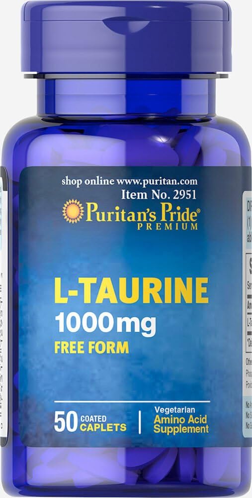 Pride de Puritan L-Taurine 1000 mg-50 Caplets