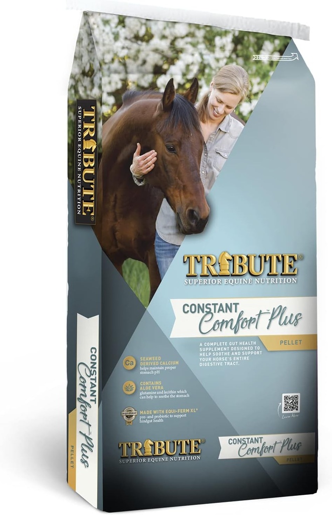 Constant Comfort Plus Topdress Gut Supplément santé pour chevaux, sac de 40 lb