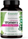 EMERALD LABS Women's 1-Daily Multi - Multivitamin for Women - Includes Calcium, Zinc, Vitamin B & More - Bone & Immune Support Supplement* - Gluten-Free - 30 Vegetable Capsules